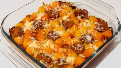 Pizza Tot Casserole